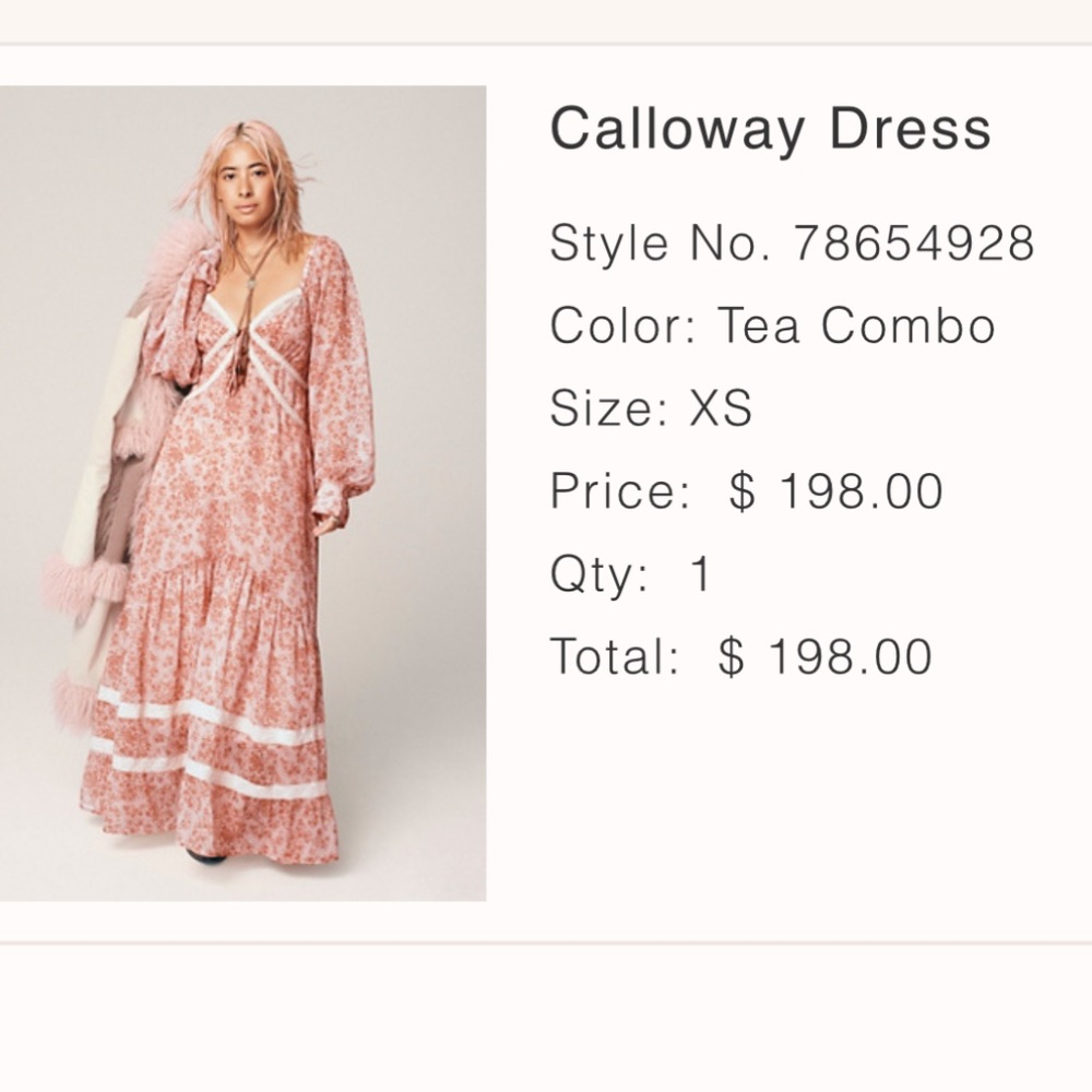 NWT Free People Dress size XS
